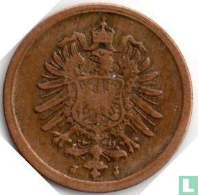 Empire allemand 1 pfennig 1885 (J) - Image 2