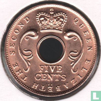 Ostafrika 5 Cent 1957 (KN) - Bild 2