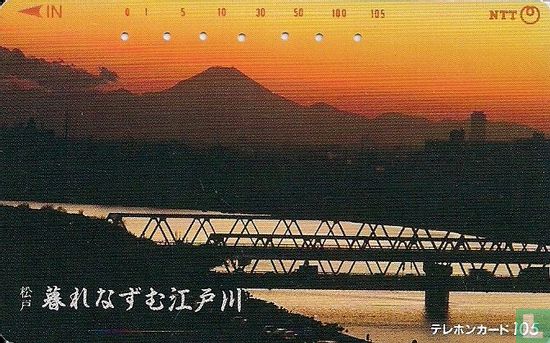 Lingering Sunlight Over Edo River - Matsudo - Image 1