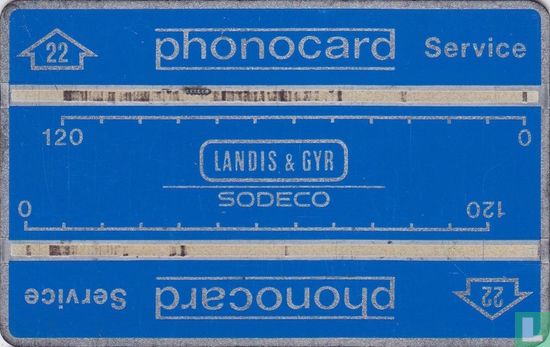 Phonocard service Stu.22 - Afbeelding 1
