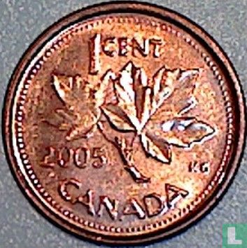 Canada 1 cent 2005 (staal bekleed met koper) - Afbeelding 1