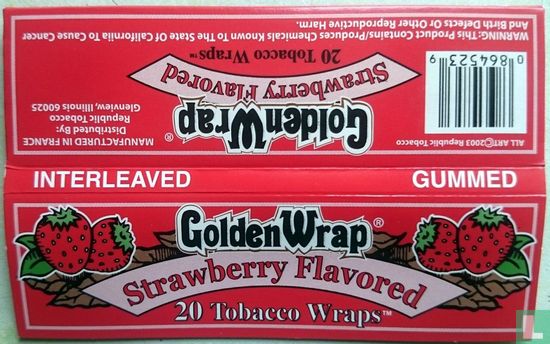GOLDEN WRAP strawberry flavoured  - Image 1