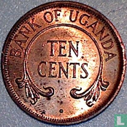 Uganda 10 cents 1975 - Image 2