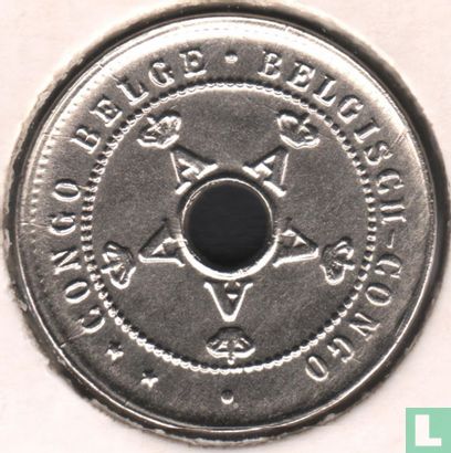 Belgisch-Congo 5 centimes 1925 - Afbeelding 2
