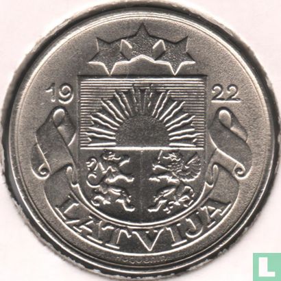 Latvia 10 santimu 1922 - Image 1