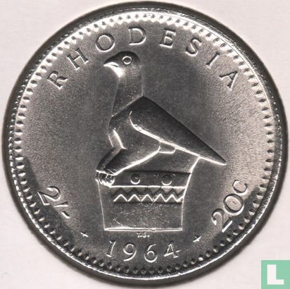 Rhodesië 2 shillings - 20 cents 1964 - Afbeelding 1