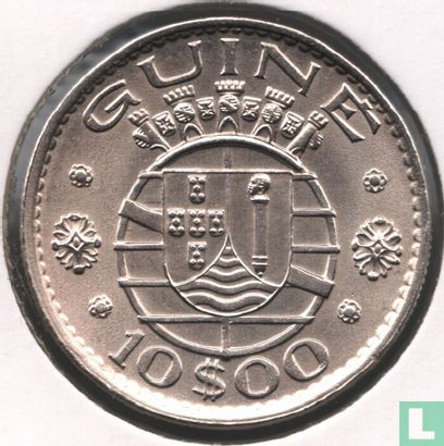 Guinee-Bissau 10 escudos 1973 - Afbeelding 2