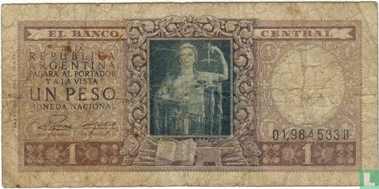 Argentinië 1 Peso - Afbeelding 1