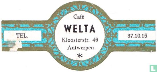 Café Welta Kloosterstr. 46 Antwerpen - Tel. - 37.10.15 - Image 1