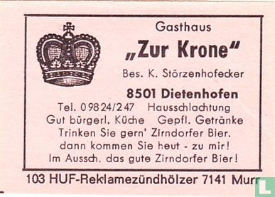 Gasthaus "Zur Krone" - K. Störzenhofecker