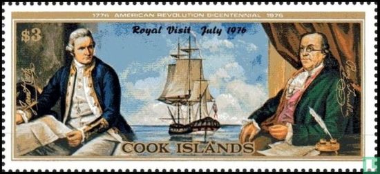 Benjamin Franklin & James Cook