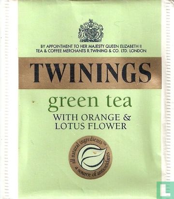 green tea with Orange & Lotus Flower - Image 1
