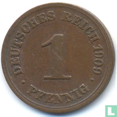Deutsches Reich 1 Pfennig 1909 (F) - Bild 1