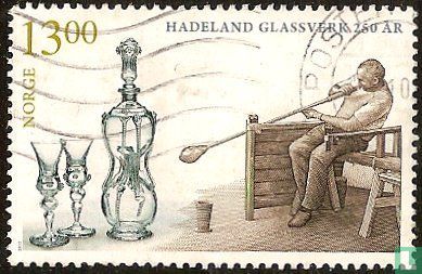 250th Anniversary Hadeland glassware