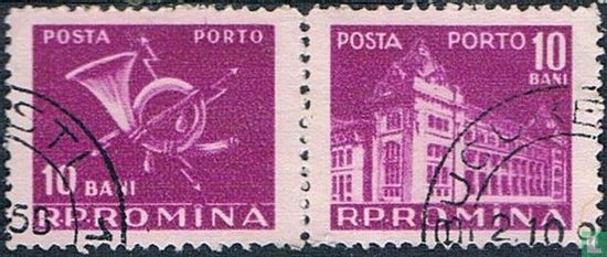 Postkantoor en posthoorn - Afbeelding 3
