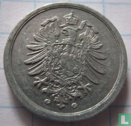 Empire allemand 1 pfennig 1917 (G) - Image 2