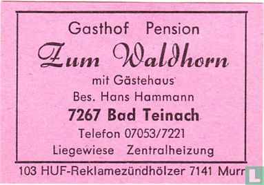 Zum Waldhorn - Hans Hammann