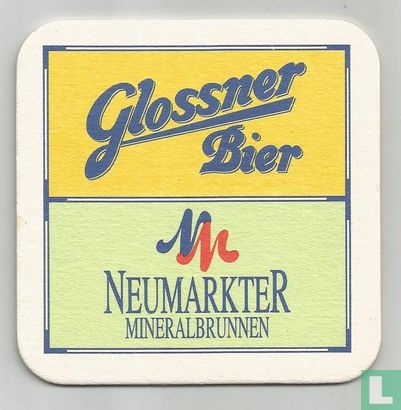 Glossner Radler Unsere löwenstarke Erfrischung mit Pfiff! / Glossner Bier NeumarkterMineralbrunnen - Afbeelding 2