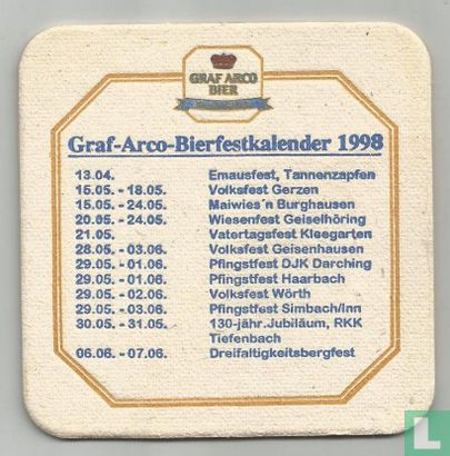 Graf-Arco-Bierfestkalender 1998 - Bild 1