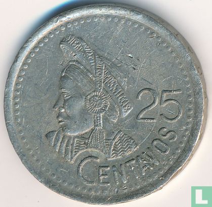 Guatemala 25 centavos 1995 - Image 2
