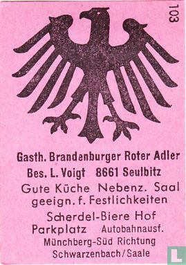 Brandenburger Roter Adler - L. Voigt