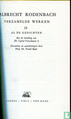 Albrecht Rodenbach II Verzamelde werken  - Bild 3
