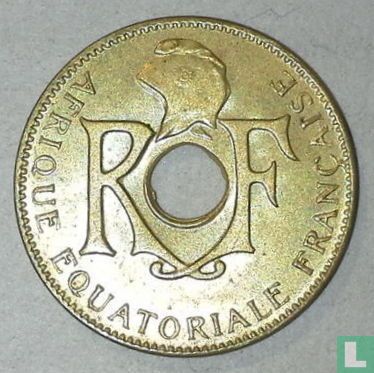 French Equatorial Africa 5 centimes 1943 - Image 2