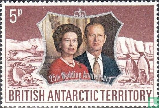 Koningin Elizabeth II - Huwelijksjubileum 