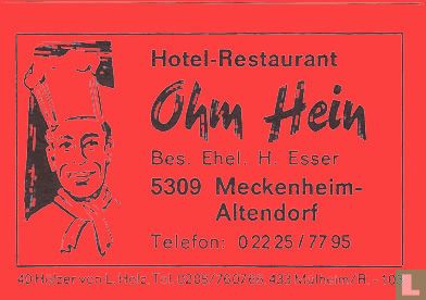 Ohm Hein - H. Esser