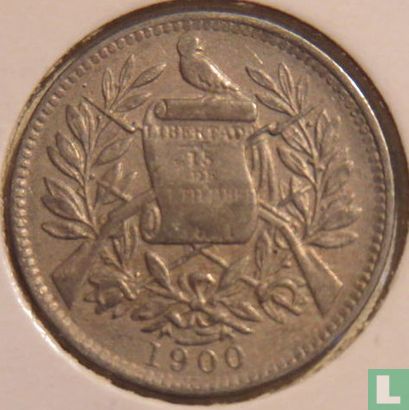 Guatemala 1 real 1900 (type 2) - Image 1