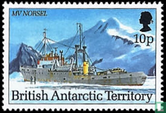 Antarktische Forschungsschiffe  