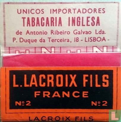 RIZ DE CHINE.L.LACROIX FILS No 2 ( TABACARIA INGLESA )  - Afbeelding 2