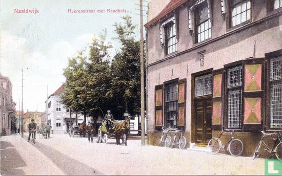 Naaldwijk Heerenstraat met Raadhuis - Bild 1