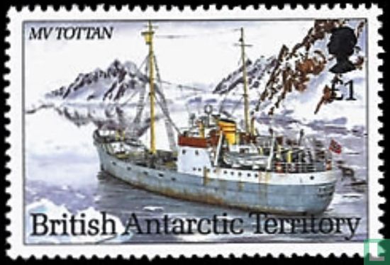Antarctic research vessels  