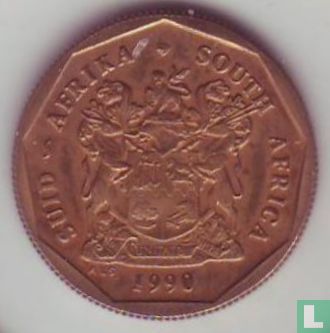 Afrique du Sud 50 cents 1990 (acier recouvert de bronze) - Image 1