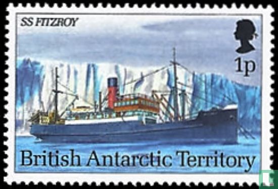 Antarctic research vessels 