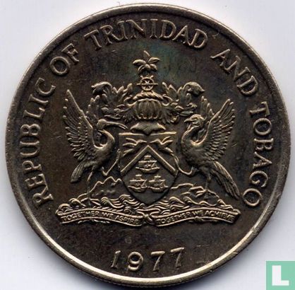 Trinidad en Tobago 50 cents 1977 (zonder FM) - Afbeelding 1