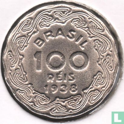 Brazilië 100 réis 1938 (type 2) - Afbeelding 1