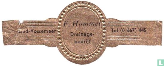 F. Hommel Drainage-bedrijf - Oud-Vossemeer - Tel. (01667) 445 - Image 1