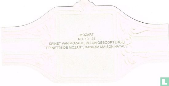 Spinet van Mozart, in zijn geboortehuis - Afbeelding 2