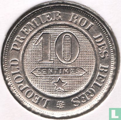 Belgique 10 centimes 1862 - Image 2