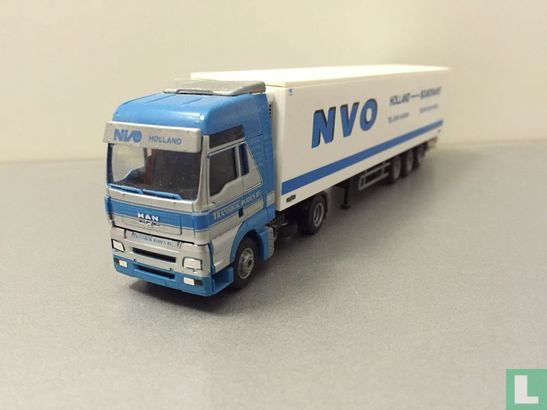MAN TG-A XXL refrigerated semi box trailer 'Transbok / NVO Groningen' - Image 1