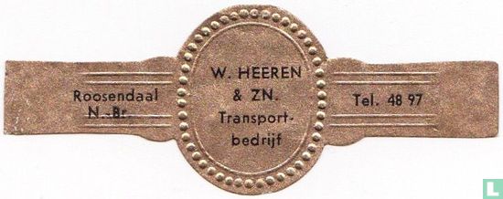 W. Heeren & Zn. Transportbedrijf - Roosendaal N-Br. - Tel. 4897 - Image 1