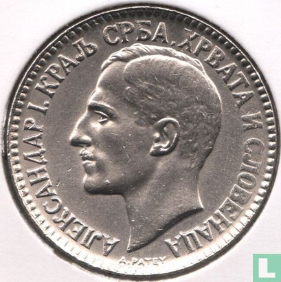Jugoslawien 2 Dinara 1925 (ohne Münzzeichen) - Bild 2