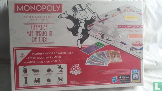 Monopoly 80e verjaardags editie - Afbeelding 2