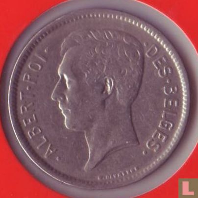 Belgium 5 francs 1930 (FRA - medal alignment) - Image 2