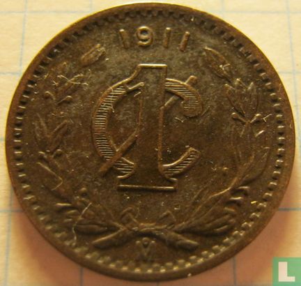 Mexico 1 centavo 1911 (type 1) - Image 1