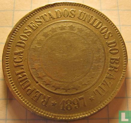 Brazil 200 réis 1897 - Image 1