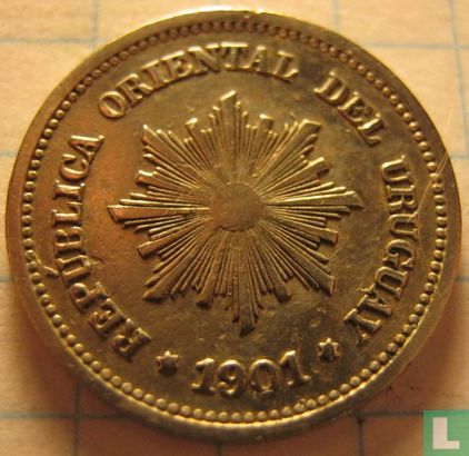 Uruguay 1 centésimo 1901 - Image 1