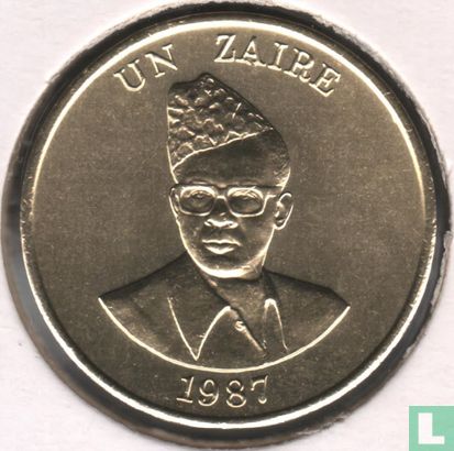 Zaire 1 zaire 1987 - Image 1